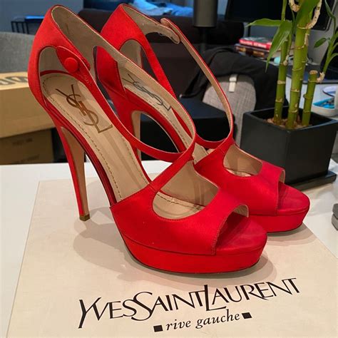 ysl satin heels|ysl heels clearance.